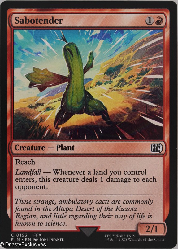 MTG: FINAL FANTASY – Sabotender – Regular