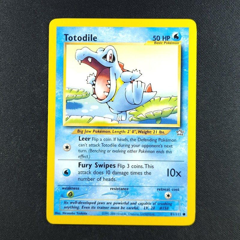 Totodile 81/111 – Neo Genesis – Pokemon Card