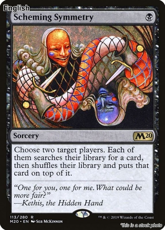 Scheming Symmetry EN [M20 – 113] – NM TCG MTG