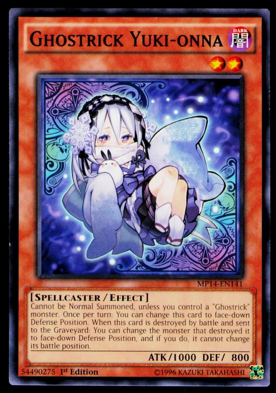 2014 Mega-Tins Mega Pack #MP14-EN141 Ghostrick Yuki-onna