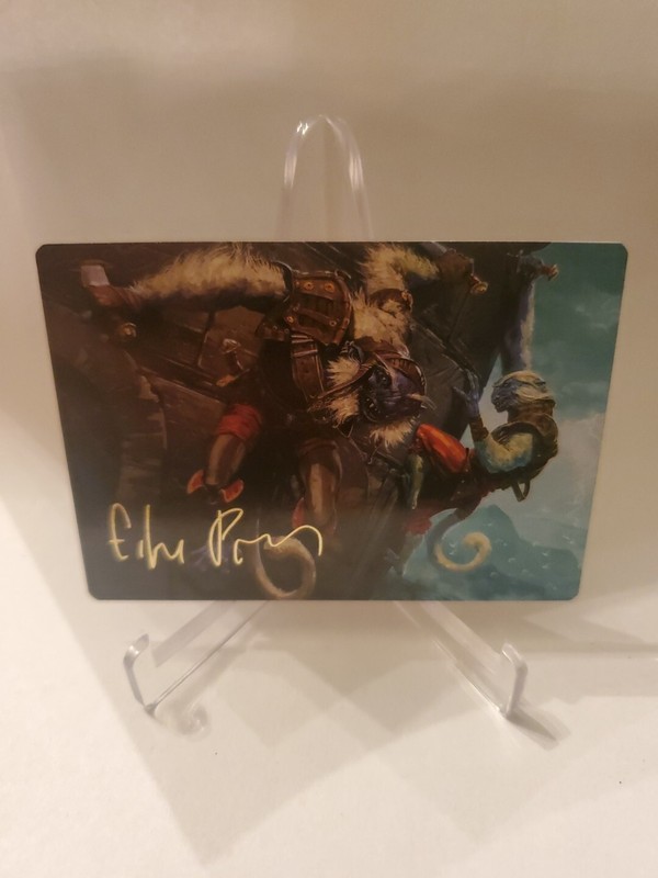 Goblin Boarders Art Card (11/54) (Gold-Stamped Signature) Art Series:…