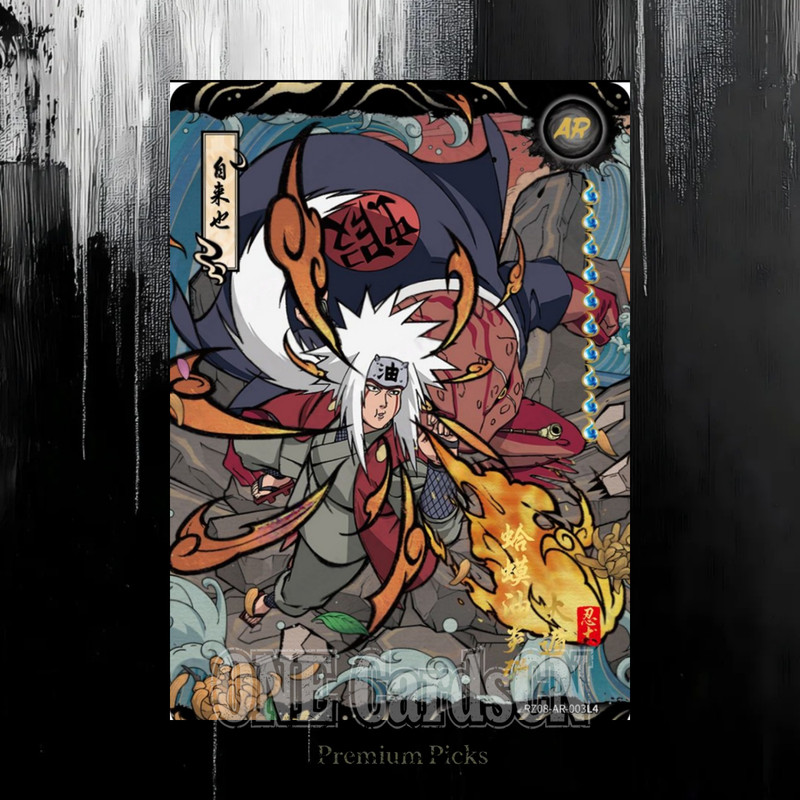 Jiraiya NRZ08 AR 003 Naruto Kayou Chinese NM IN STOCK Anime TCG CCG Art Cards NM