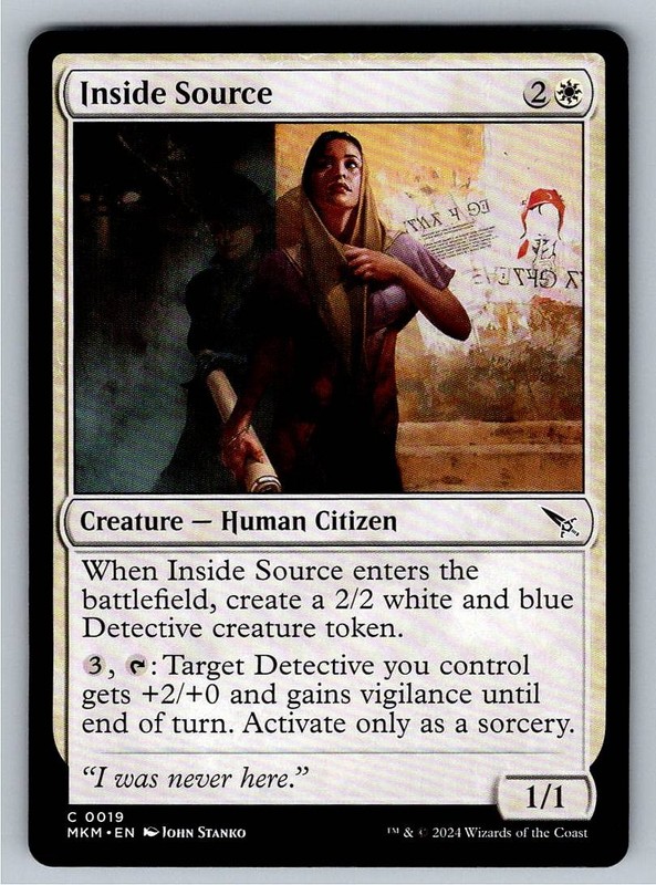 Inside Source 19 Common Murders at Karlov Manor Magic: The Gathering Near Mint