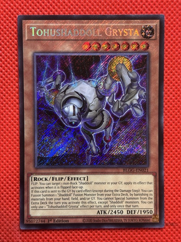 YuGiOh! – Tohushaddoll Grysta BLGG-EN021 Secret Rare 1st Edition Near Mint