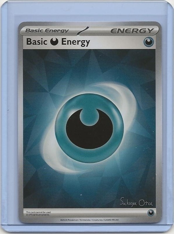 Basic Energy Darkness Pokemon World Championships 2024 Honolulu Sakuya Ota