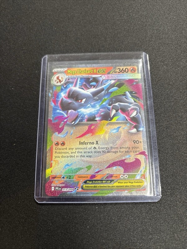 Mega Charizard X EX 013/094 Phantasmal Flames Double Rare