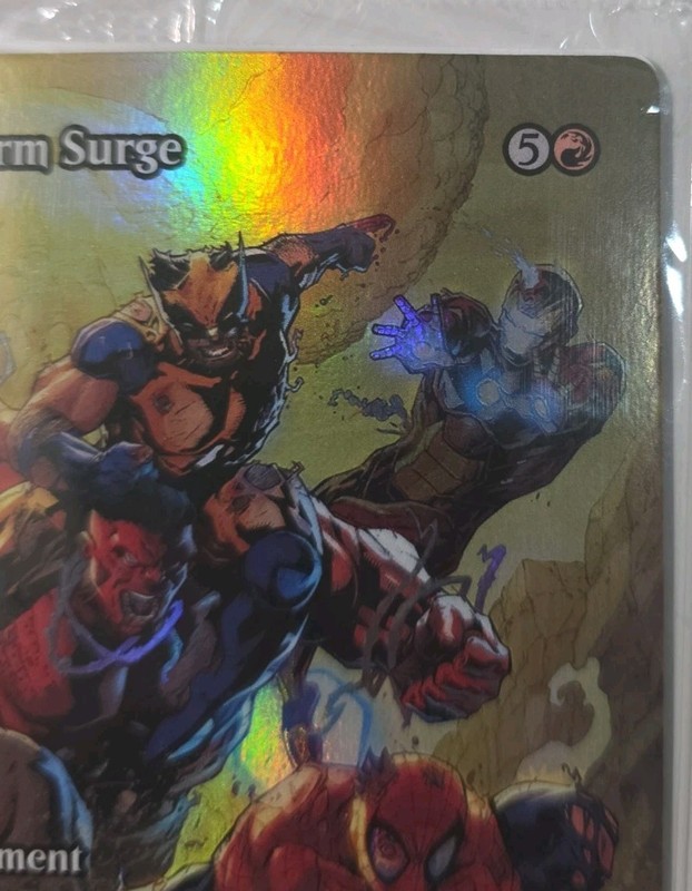 Warstorm Surge MARVEL MTG Promo P 001 Foil Avengers Armageddon Sealed Card ONLY gallery