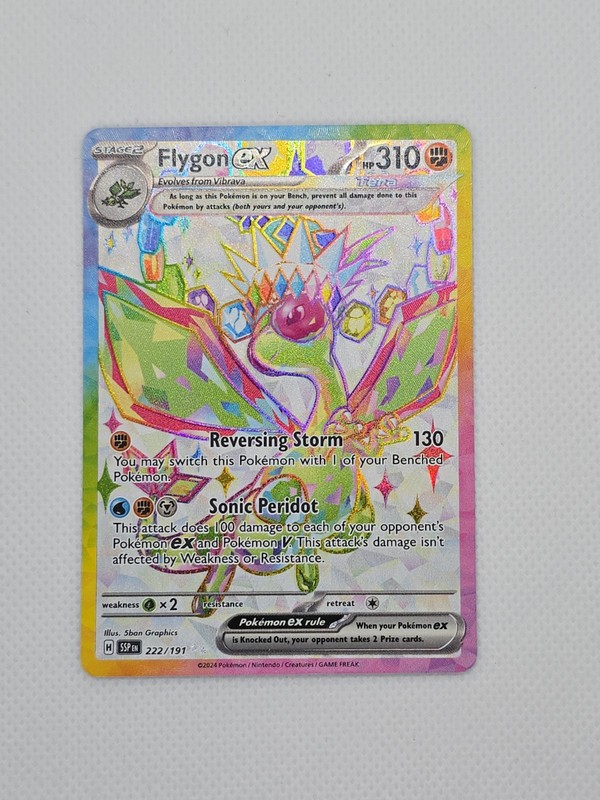 Pokémon TCG Flygon EX 222/191 Holo Ultra Rare Surging Sparks
