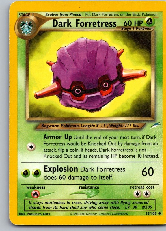 Dark Forretress Unlimited Uncommon Neo Destiny 035/105