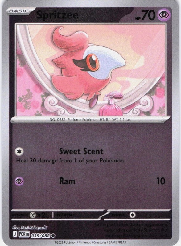 Spritzee – 035/088 – Perfect Order – Reverse Holo – NM/M