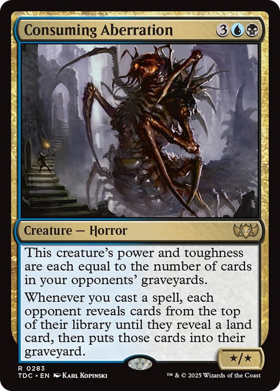 Consuming Aberration [Tarkir: Dragonstorm Commander] Near Mint