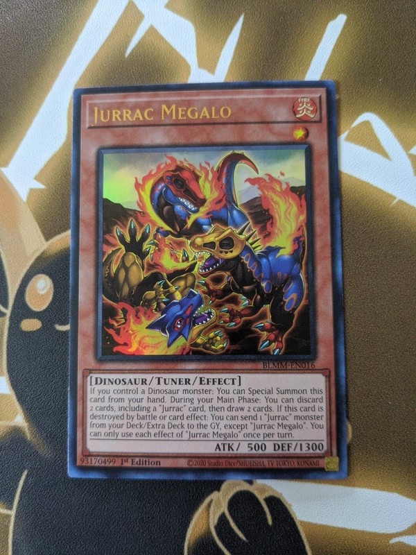 Jurrac Megalo BLMM-EN016 Battles of Legend: Monster Mayhem 1st Edition
