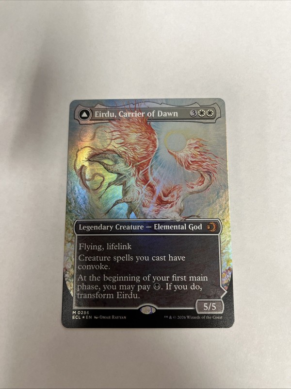 Eirdu Carrier Of Dawn Borderless Foil Card #0286 MTG LP