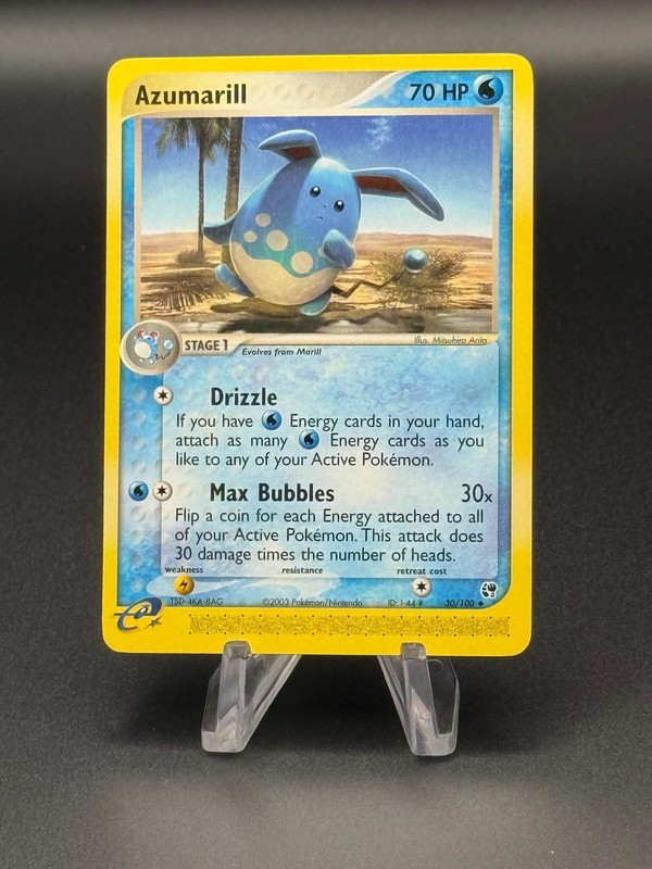 Azumarill 30/100 Uncommon Sandstorm Pokemon Lightly Played