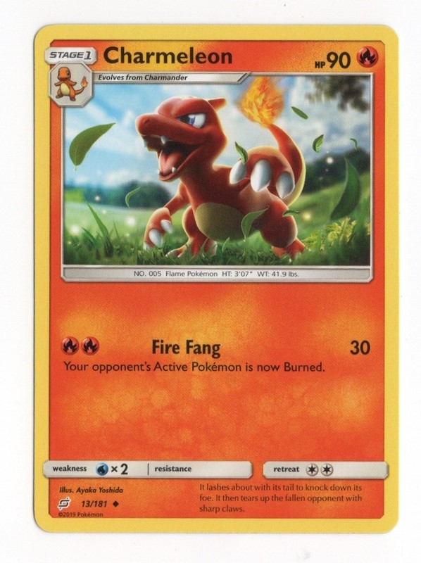 Pokemon Charmeleon 13/181 Team Up 2019 Sun & Moon English NM