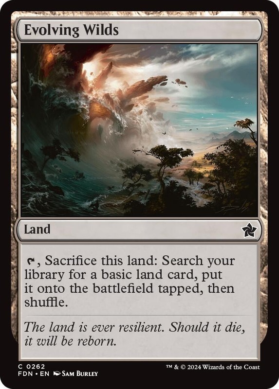 Evolving Wilds FDN 262 MTG Foundations Common Normal EN NM