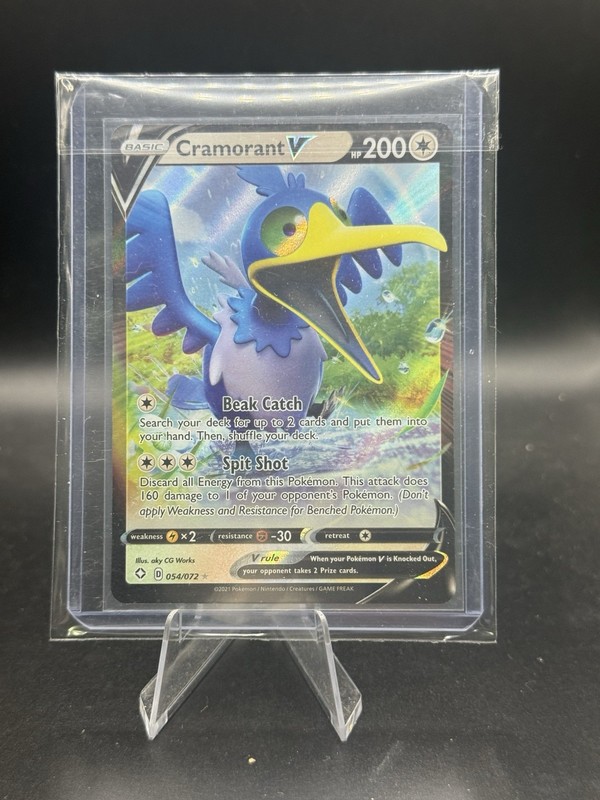Cramorant V 054/072 Shining Fates Holo (NEAR MINT)