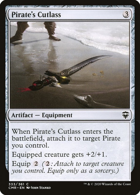 MTG Magic the Gathering Pirate’s Cutlass (333/794) Commander Legends NM