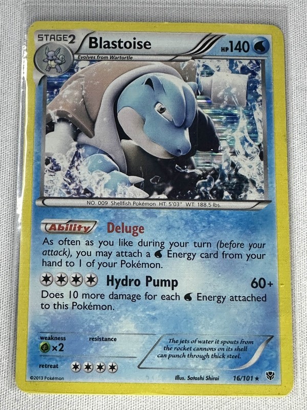 Blastoise – 16/101 (Cosmos Holo) Promo Blister Exclusives 016/101 MP