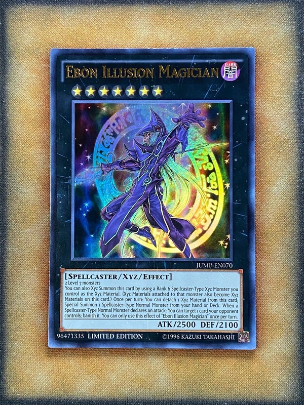 Yugioh Ebon Illusion Magician JUMP-EN070 Ultra Rare Limited Edition NM