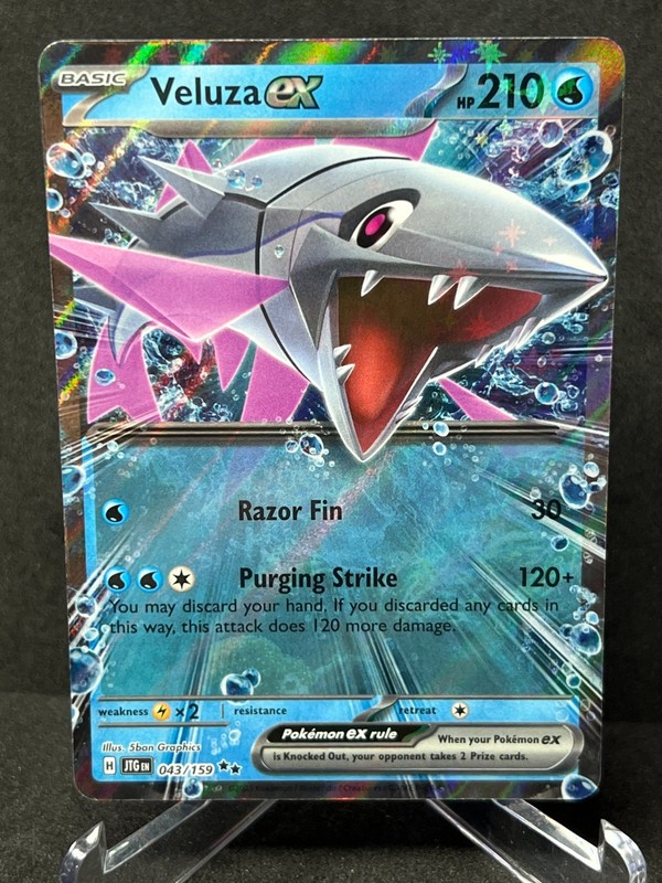 Pokemon Veluza ex Holo Double Rare Journey Together Near Mint