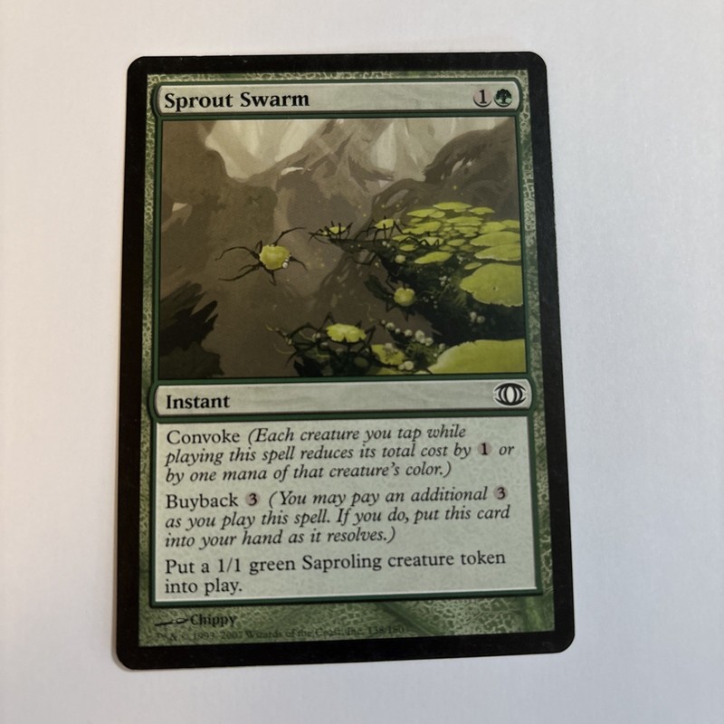 Sprout Swarm MP Future Sight MTG 138 / 180 English Regular Saproling Token