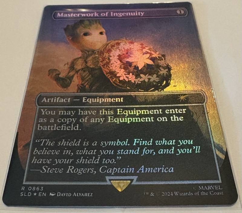Masterwork of Ingenuity (Rainbow 🌈Foil) Secret Lair 🌟Marvel Captain America