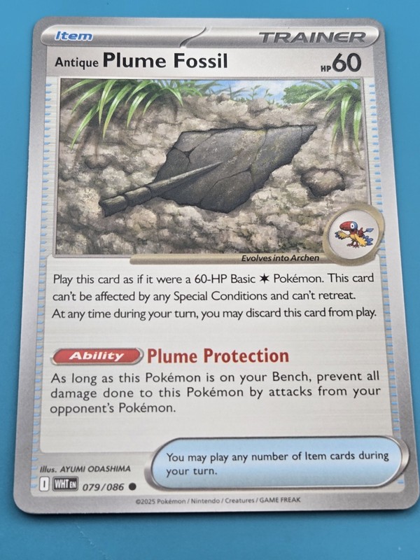 Antique Plume Fossil – 079/086 – Common – NM