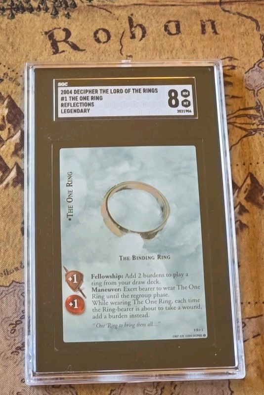 LOTR TCG SGC 8 FOIL 9R+1 The ONE RING, The Binding Ring