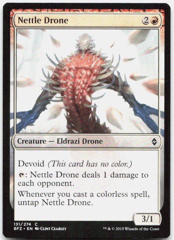 Nettle Drone 131 Common Battle for Zendikar Magic: The Gathering Lightly Played