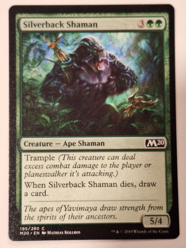 Silverback Shaman – Magic 2020 Core Set M20 – Magic the Gathering MTG Nice!