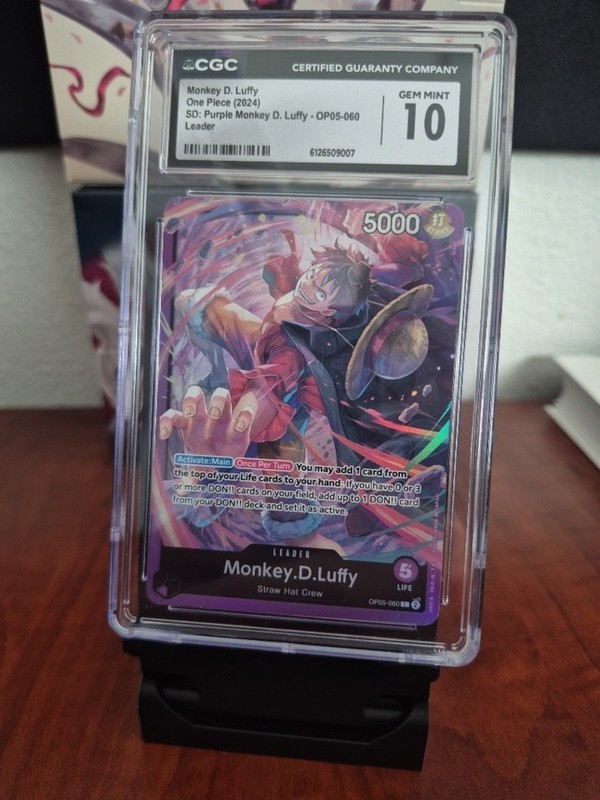 Monkey.D.Luffy ST18 OP05-060 Leader PURPLE Starter Deck Foil
