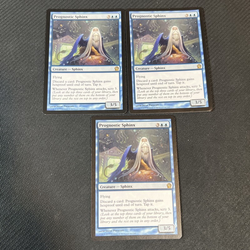 Prognostic Sphinx Magic The Gathering Mtg Rare 60/249 Theros 3