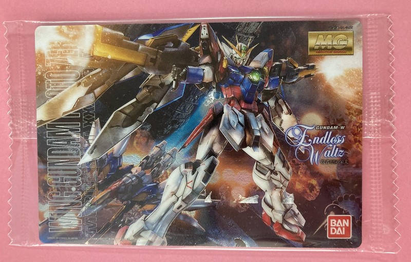 XXG-00W0 WING GUNDAM PROTO ZERO 095 GUNDAM Wafer Card BANDAI NEW