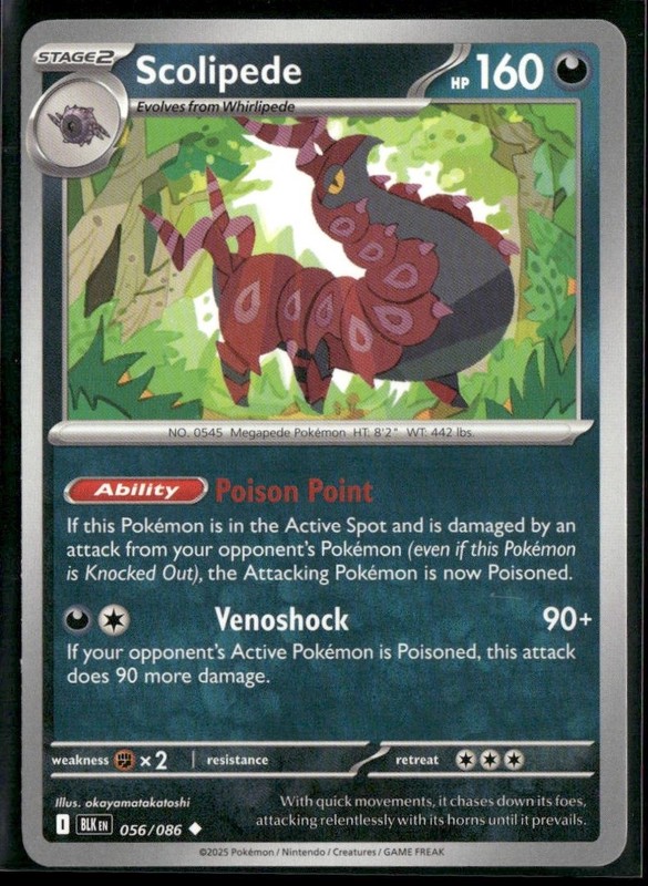 SV: Black Bolt #056/086 Scolipede