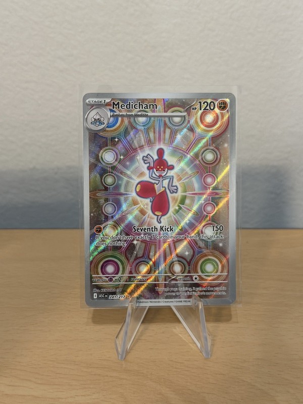 Medicham 241/217 Illustration Rare Ascended Heroes Pokemon Holo Near Mint