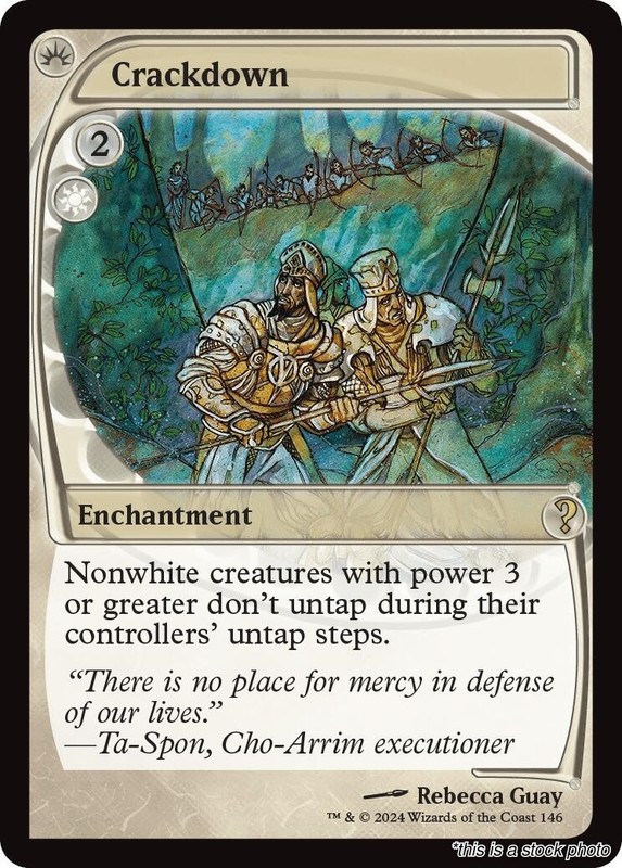 MTG Crackdown (Future Sight) 146 Mystery Booster 2 NM Magic