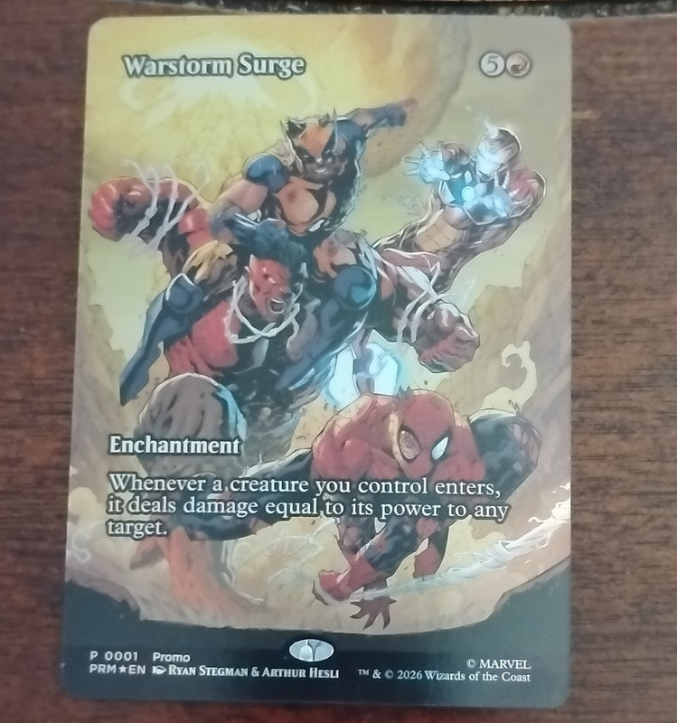 Warstorm Surge P 001 Promo – Marvel – Avengers Armageddon MTG