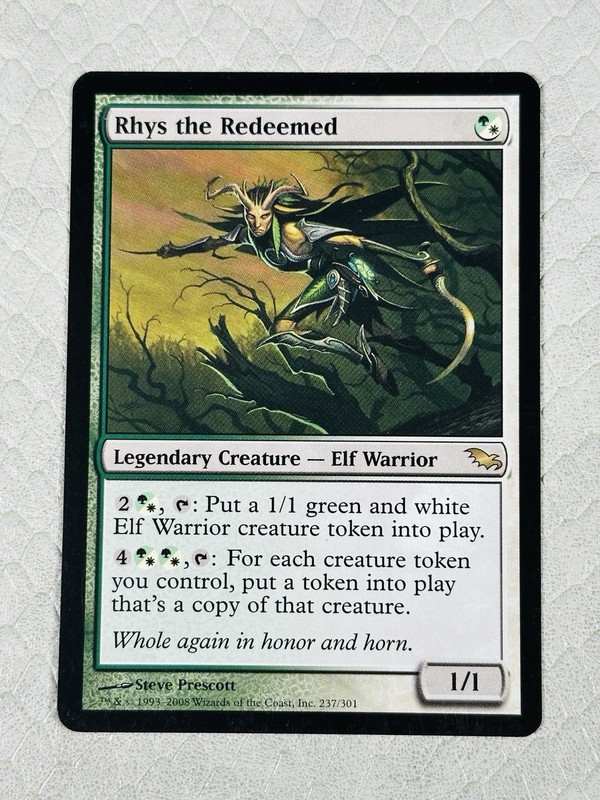 Rhys the Redeemed Shadowmoor MTG Magic the Gathering – NM