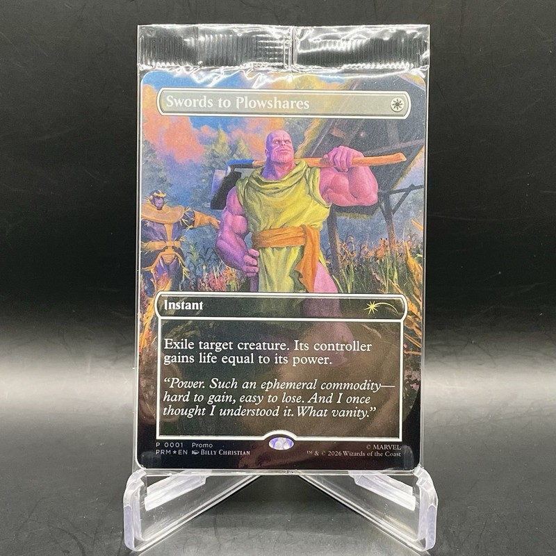 Swords to Plowshares P 0001 (Borderless) PSA Exclusive Magazine Promo MTG Sealed