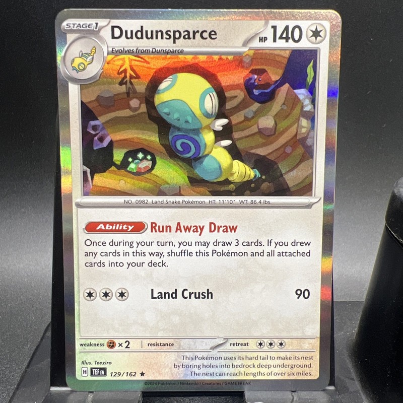 Dudunsparce 129/162 SV05: Temporal Forces Rare Holo NM Pokemon TCG