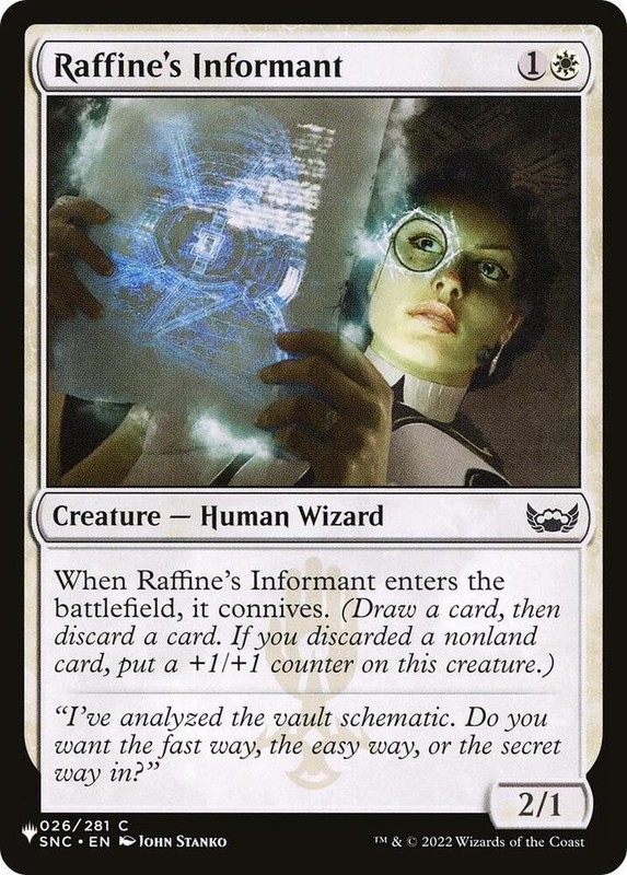 Raffine’s Informant LIST LP 026/281