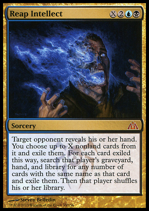 Magic the Gathering MTG Reap Intellect (95) Dragon’s Maze LP