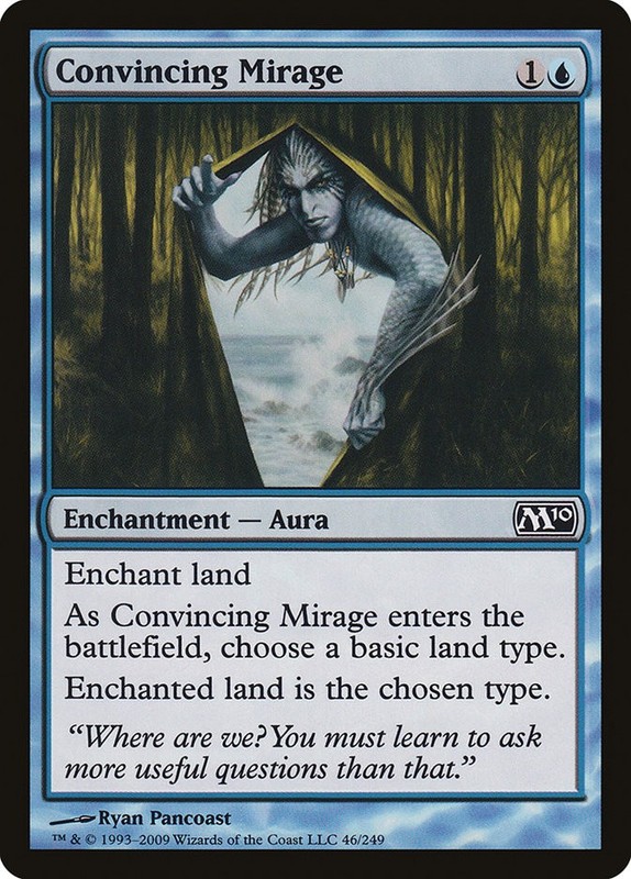 MTG Magic the Gathering Convincing Mirage (46/257) Magic 2010 LP