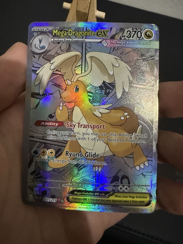 Mega Dragonite Ex Pokemon Card DISPLAY ART CARD TCG gallery
