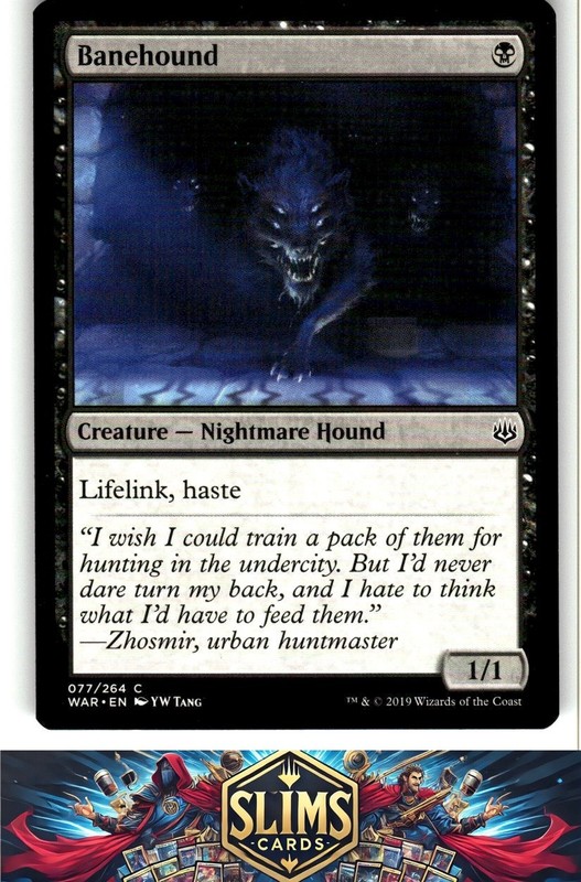 Magic the Gathering MTG War of the Spark Banehound #77 Buy 2 Get 1