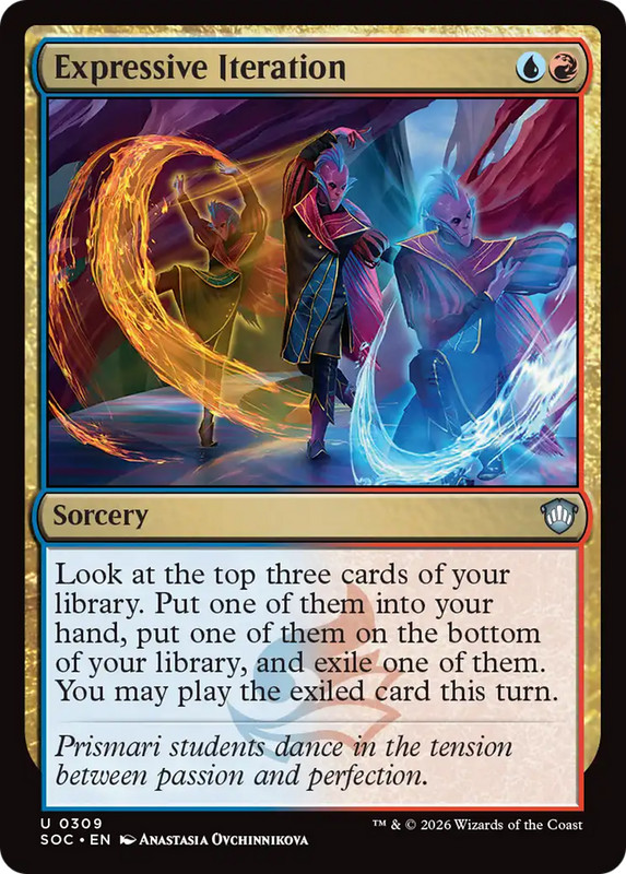Expressive Iteration – 309 – SOC – Near Mint – MTG
