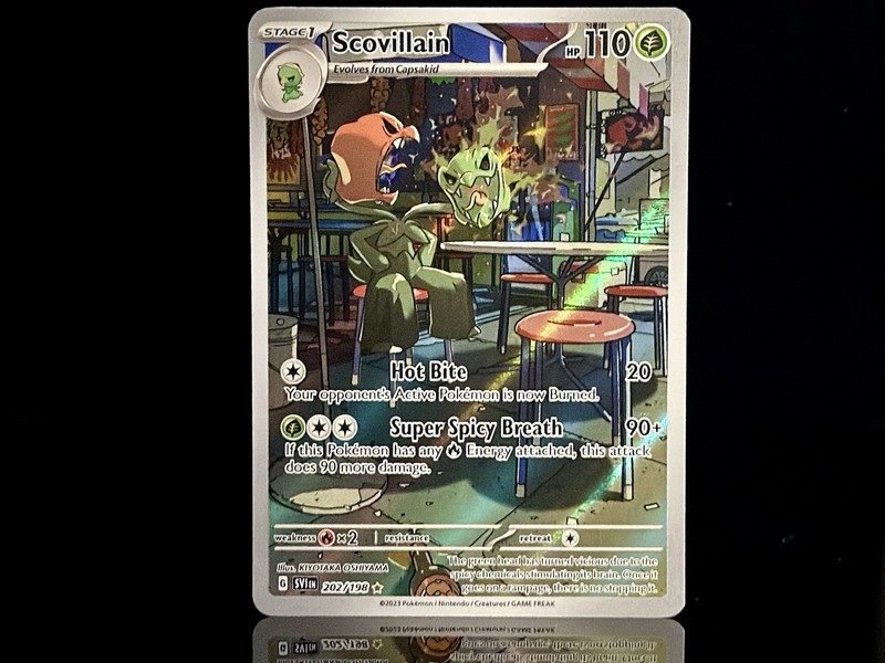 Scovillain 202/198 Illustration Rare – Scarlet & Violet Base Pokemon