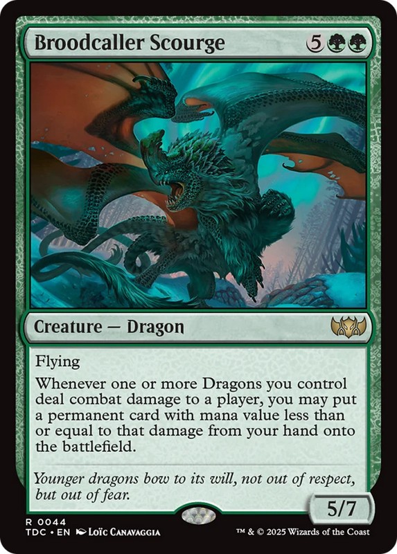 Broodcaller Scourge [Tarkir: Dragonstorm Commander] Near Mint