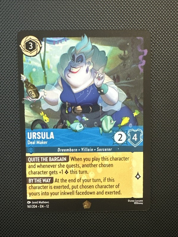Ursula – Deal Maker 161/204 Wilds Unknown Regular Lorcana Legendary